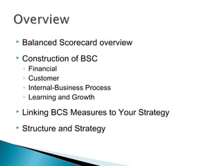 Balanced scorecard presentation rev 0 | PPT