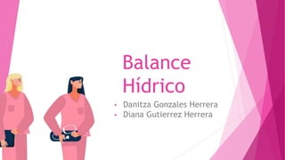 Balance
Hídrico
• Danitza Gonzales Herrera
• Diana Gutierrez Herrera
 