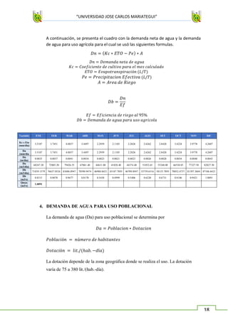 Balance hidrico oferta y demanda de agua | PDF