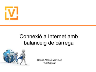 Connexió a Internet amb
balanceig de càrrega
Carlos Alonso Martínez
v20200522
 