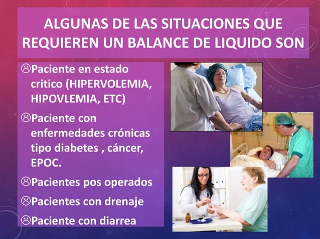 Control de líquidos