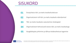 The European Commission support for the production of this publication does not constitute an endorsement of the contents ...