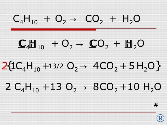 Balanceo de ecuaciones químicas