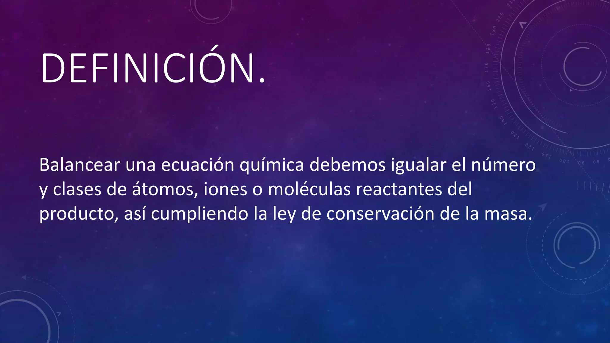 Balanceo de ecuaciones químicas | PPTX