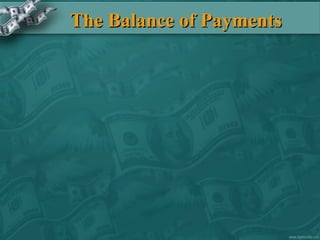 The Balance of Payments 