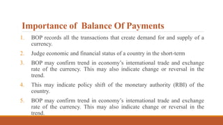 importance of balance of trade