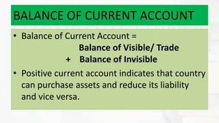 Balance of payment | PPTX