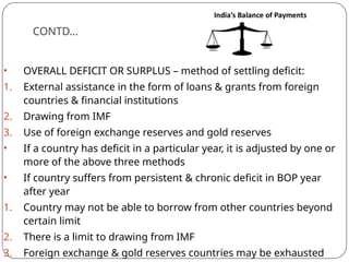 BALANCE OF PAYMENT AND CORRECTIVE MEASURES | PPTX