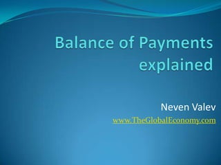 Neven Valev
www.TheGlobalEconomy.com
 