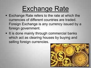 Balance of payments and Exchange rate | PPTX