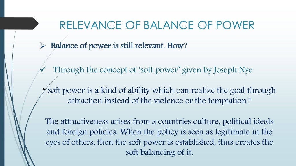 Balance of power by md sharif hussain