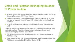 Balance of power in asia | PPTX