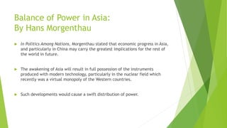 Balance of power in asia | PPTX
