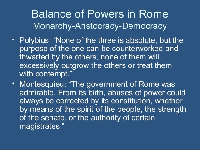 What checks and balances existed in the Roman Republic's government?