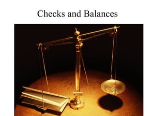 Checks And Balances Scale
