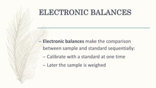 Electronic Balance Algorithm Balances | PPTX