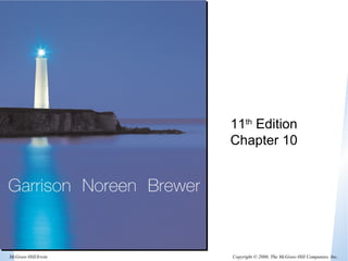 11th Edition
                    Chapter 10




McGraw-Hill/Irwin   Copyright © 2006, The McGraw-Hill Companies, Inc.
 