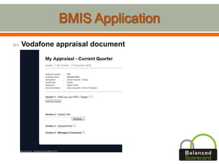  Vodafone appraisal document
 