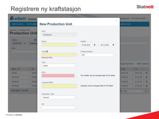 Registrere ny kraftstasjon
Fremtiden er elektrisk
 