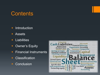 Balance sheet | PPTX