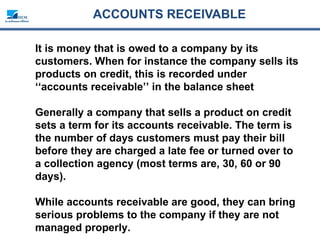 Receivable Term Balance sheet analysis | PPT