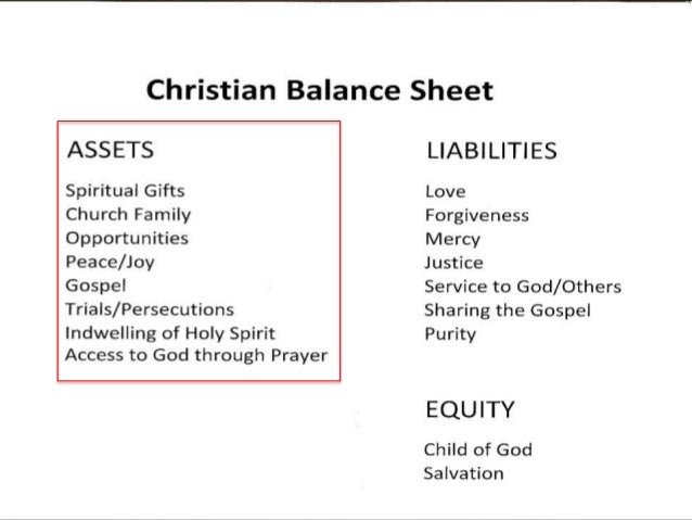 balance sheet review church balance sheet