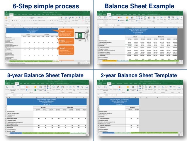 simple balance sheet template by ex deloitte consultants