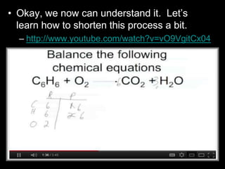 • Okay, we now can understand it. Let’s
learn how to shorten this process a bit.
– http://www.youtube.com/watch?v=vO9VgitCx04
 