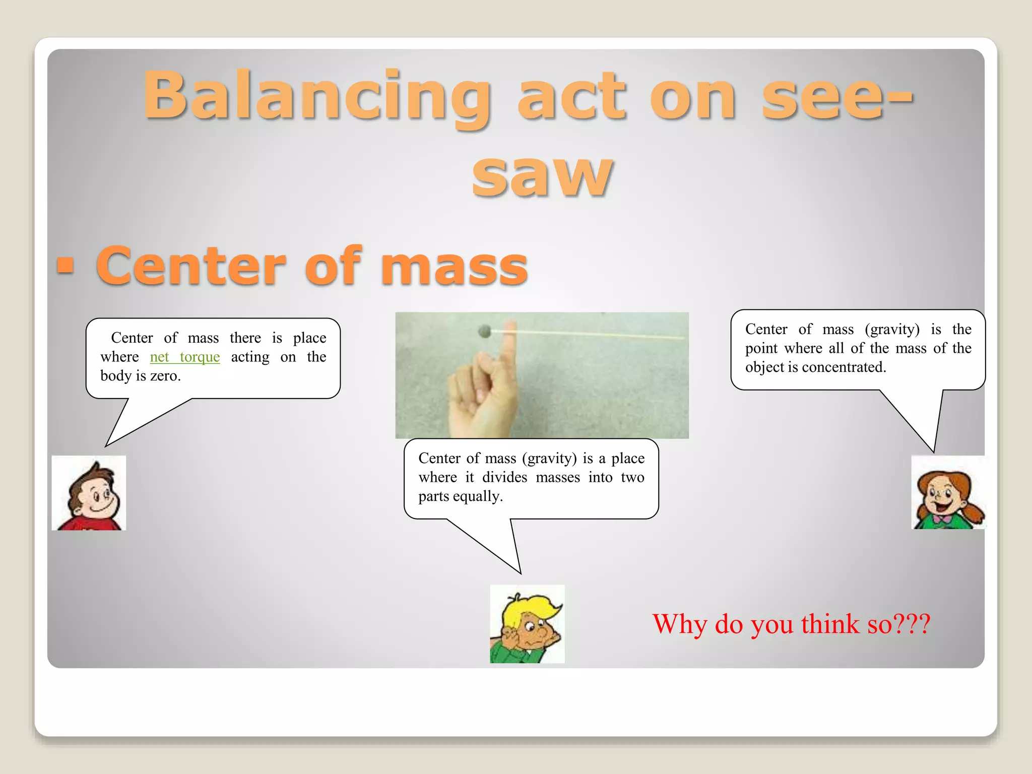 Balancing act on see saw by Power point | PPT