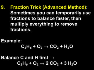 Comprehensive Guide to Balancing Chemical Equations with Practice ...