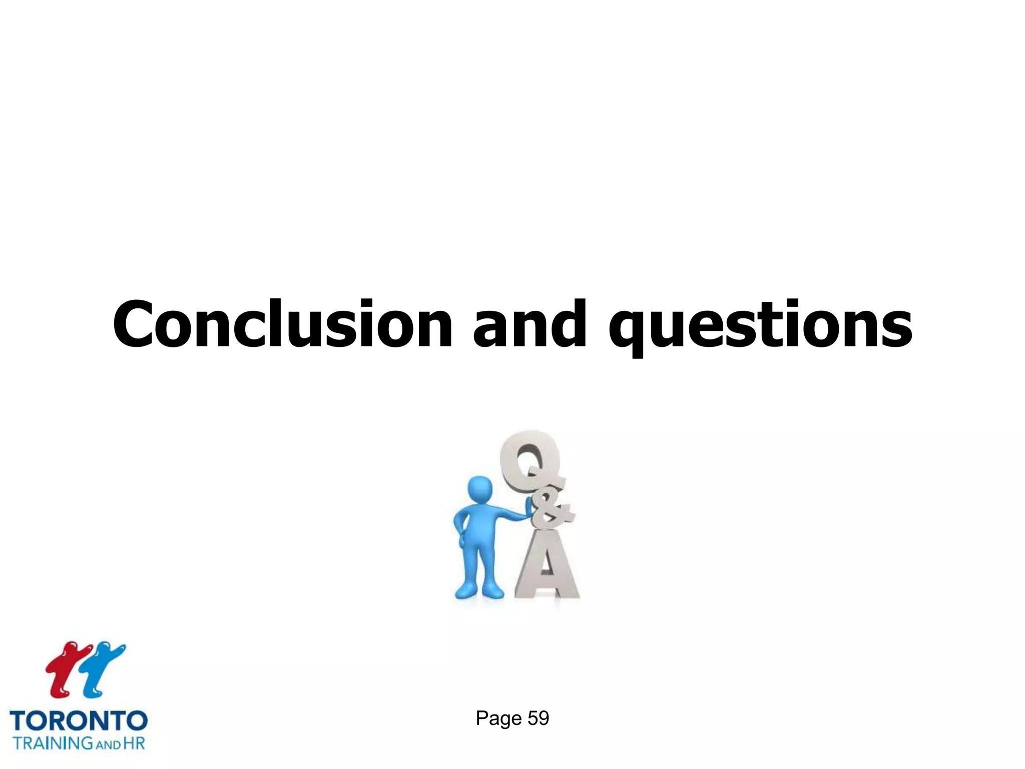 Conclusion and questions




          Page 59
 