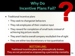 Lack Incentive Balancing Salaries and Incentive Pay | PPTX