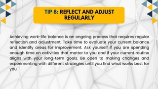 Balancing Work and Life as a Young Entrepreneur by Vinod Adani | PPT