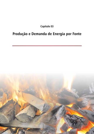 Capítulo 03
Produção e Demanda de Energia por Fonte
 
