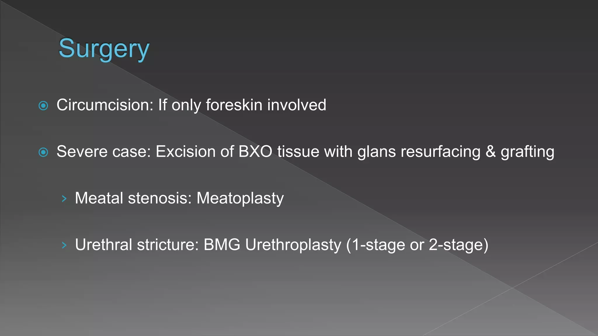 Balanitis Xerotica Obliterans BXO Penile Lichen Sclerosus PPTX