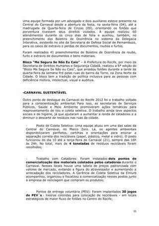 Balanço carnaval multicultural recife 2012