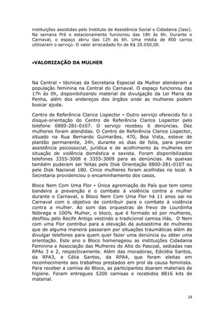 Balanço carnaval multicultural recife 2012