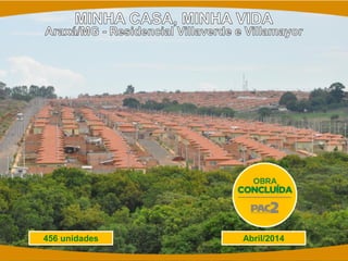 Abril/2014 
456 unidades  