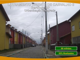 68 milhões 
53% Realizados  