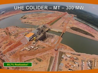 85,7% Realizados* 
*Previsão para 31/12/2014  