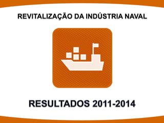 REVITALIZAÇÃO DA INDÚSTRIA NAVAL  
