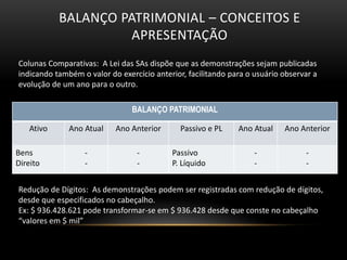 Balanço patrimonial | PDF