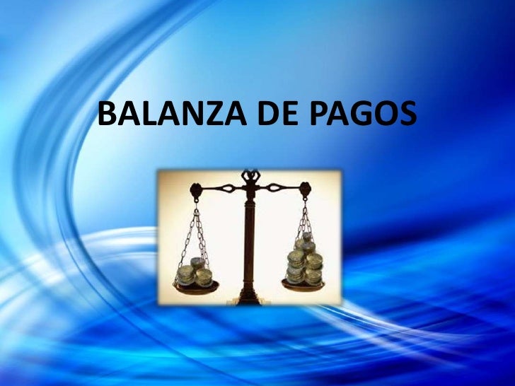 Balanza de pagos 