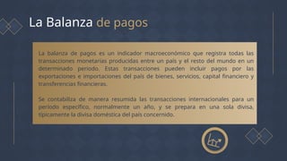 importancia BALANZA DE PAGOS en venezuela | PPTX