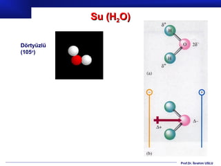 Su (H2O)

Dörtyüzlü
(105o)




                       Prof.Dr. İbrahim USLU
 