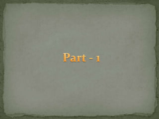 Part - 1