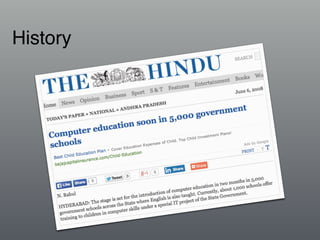 Bala Swecha-Bridging the Digital Divide