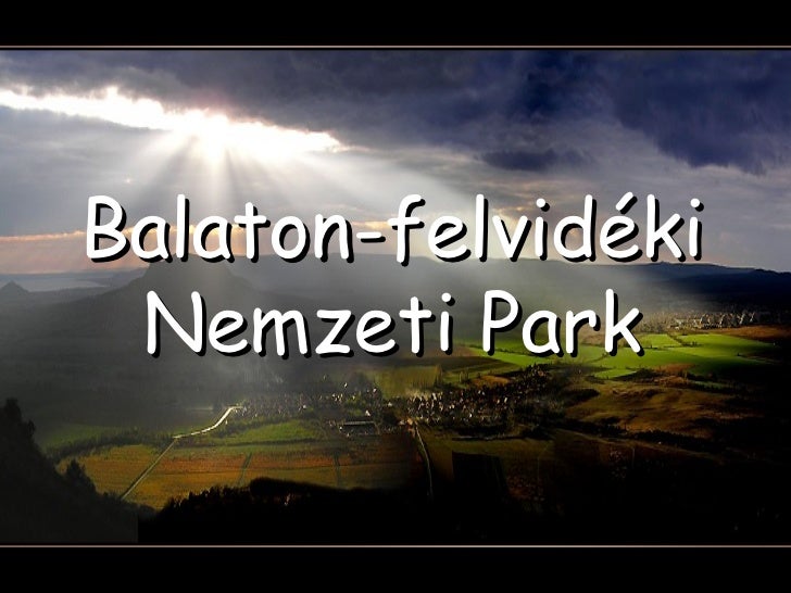 Balaton Fevideki Nemzeti Park