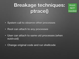 Chw00t: Breaking unices’ chroot solutions