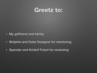 Chw00t: Breaking unices’ chroot solutions